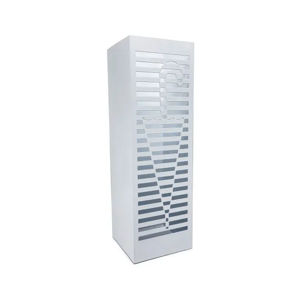 Umbrella stand Versa Lugano White 15,5 x 49 x 15,5 cm