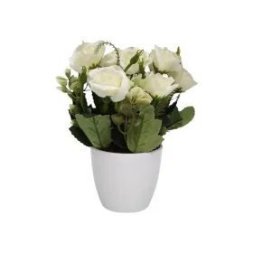 Dekoratīvs Augs Versa Dzelzs Tekstils Plastmasa Rožu 8 X 18 CM