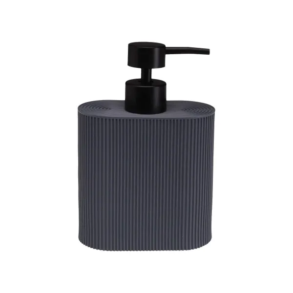 Soap Dispenser Versa Grey Resin ABS 5,5 X 17 X 11 CM