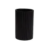 Toothbrush Holder Versa Black Resin 7,5 x 11,5 x 7,5 cm