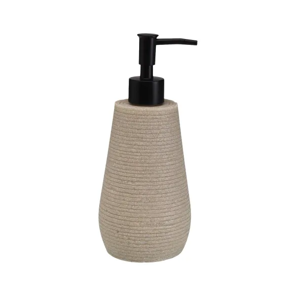 Soap Dispenser Versa Beige Resin ABS 8,5 x 20 x 8,5 cm