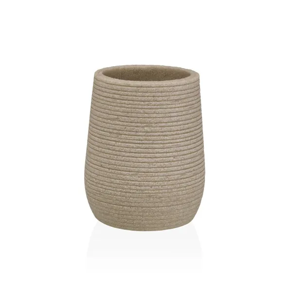 Zobu birstu turētājs Versa Bēšs Sveķi 8,5 x 10 x 8,5 cm