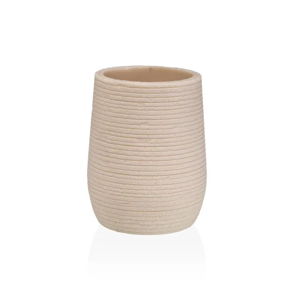 Держатель для зубной щетки Versa Белый Смола 8,5 x 10 x 8,5 cm