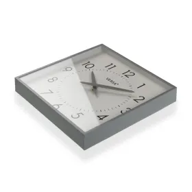 Wall Clock Versa Grey Plastic 4,1 X 28,3 X 28,3 CM