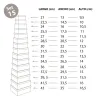 Set of Stackable Organising Boxes Versa Flint Cardboard 15 Pieces
