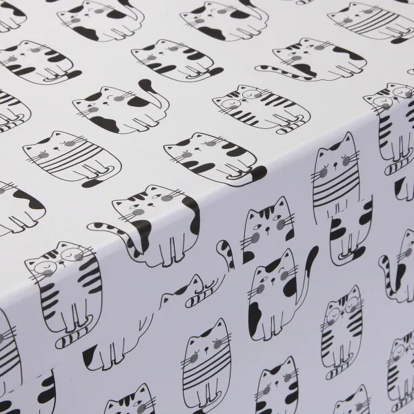 Set of Stackable Organising Boxes Versa Cardboard Cat 15 Pieces