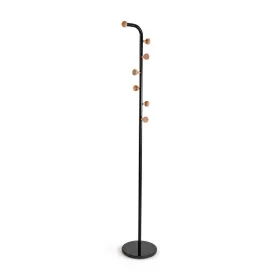Coat Rack Versa Cheka Black Metal