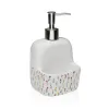 Soap Dispenser Versa Blume Ceramic 9,4 x 17,8 x 10,5 cm