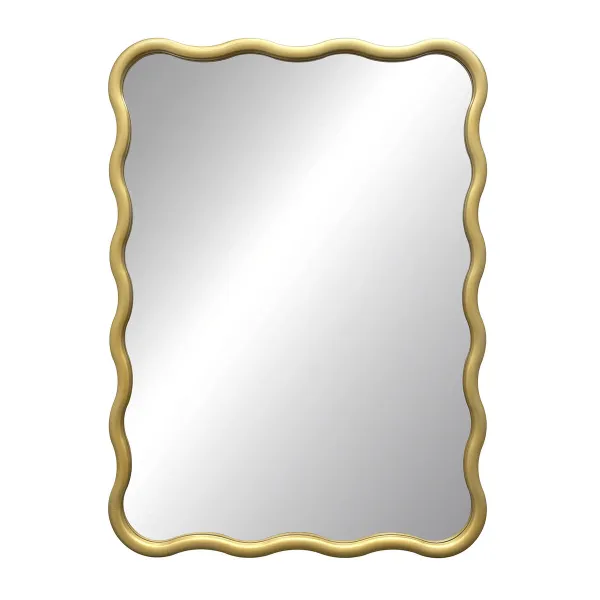 Wall mirror Versa Golden 2,2 X 73 X 53 CM