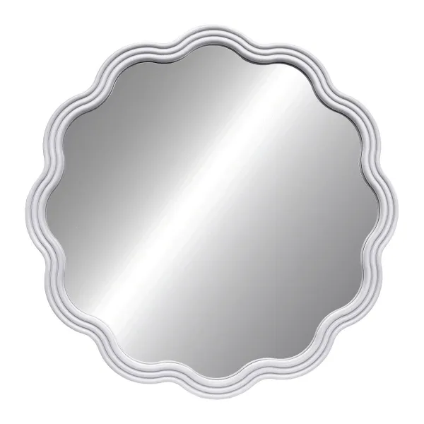 Wall mirror Versa White 3 x 60 x 60 cm