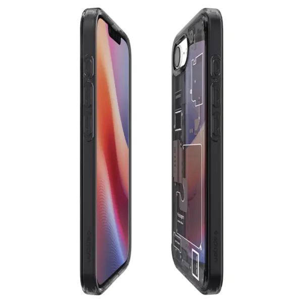 Spigen Ultra Hybrid Mag MagSafe - Case for iPhone 17e / 16e (Zero One Black)