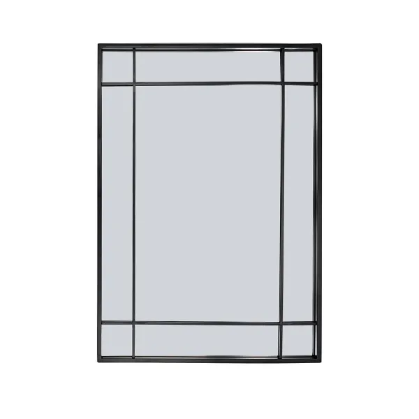 Sienas spogulis Versa Melns 2,9 X 76 X 53 CM