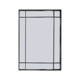 Sieninis veidrodis Versa Juoda 2,9 X 76 X 53 CM
