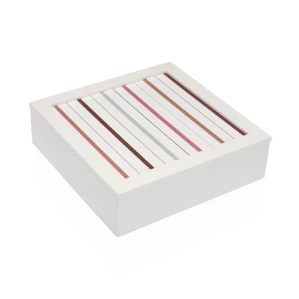 Шкатулка Versa FLINT Деревянный MDF 24 x 7 x 24 cm