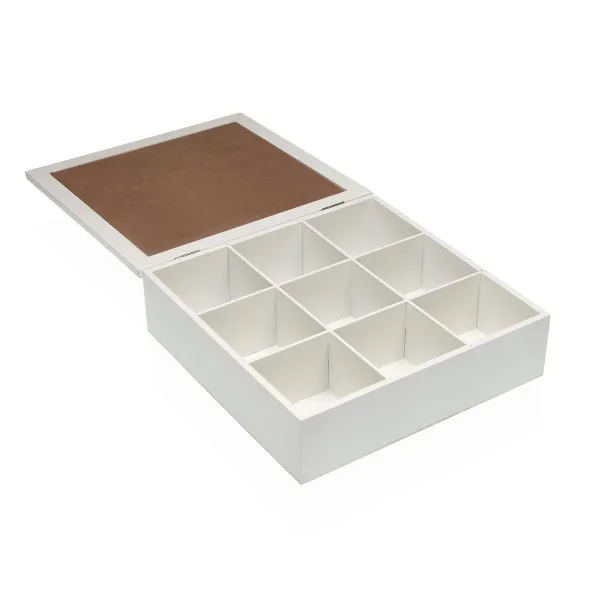 Шкатулка Versa FLINT Деревянный MDF 24 x 7 x 24 cm