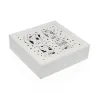 Jewelry box Versa GATTO MDF Wood 24 x 7 x 24 cm