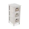 Тумба с ящиками Versa Adda Белый 32 x 63 x 26 cm