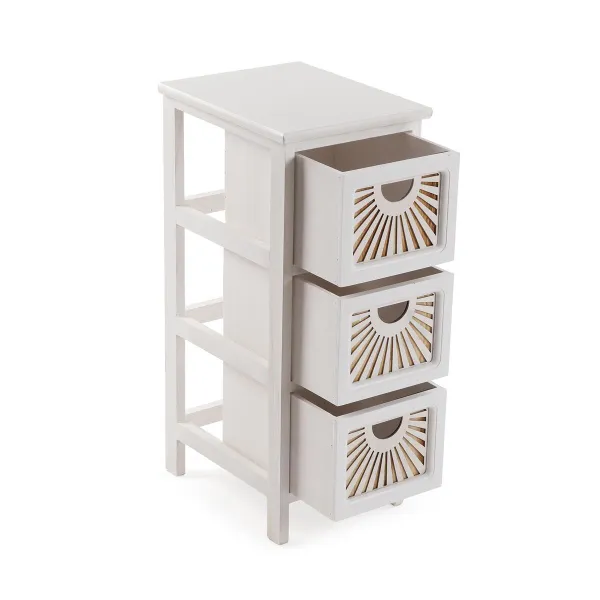 Chest of drawers Versa Adda White 32 x 63 x 26 cm