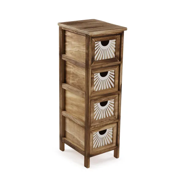 Chest of drawers Versa Adda Brown 32 x 81 x 26 cm