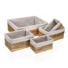 Make-up organizer Versa Cinth Water hyacinth 40 x 30 x 15 cm 30 x 15 x 40 cm 21 x 13 x 11 cm 25,5 x 17 x 13 cm