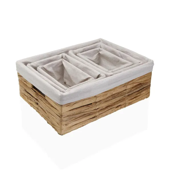 косметичка-органайзер Versa Cinth Водный гиацинт 40 x 30 x 15 cm 30 x 15 x 40 cm 21 x 13 x 11 cm 25,5 x 17 x 13 cm