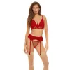 Underwear Set Bombshell Boudoir Red (L)