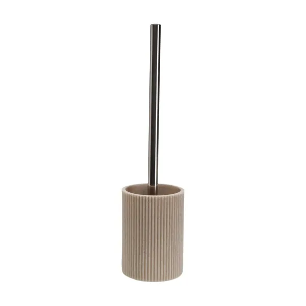 Toilet Brush Versa Beige Resin Steel 9,4 x 37 x 9,4 cm