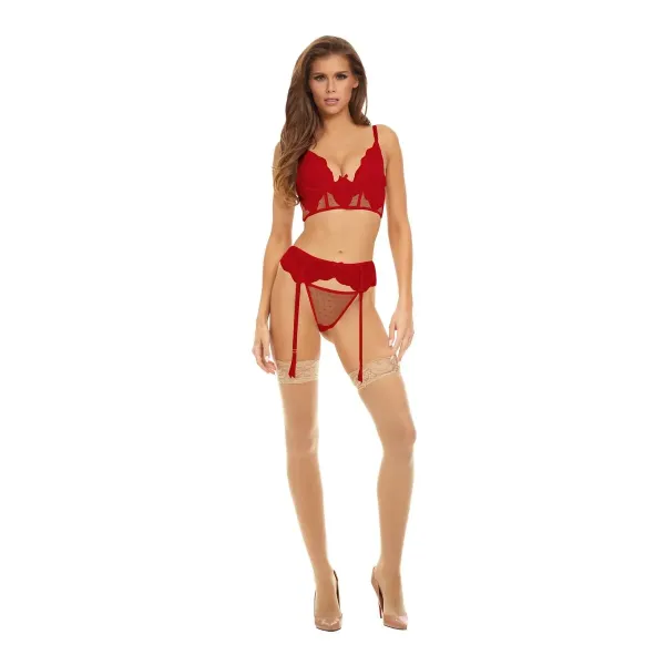 Underwear Set Bombshell Boudoir Red (M)