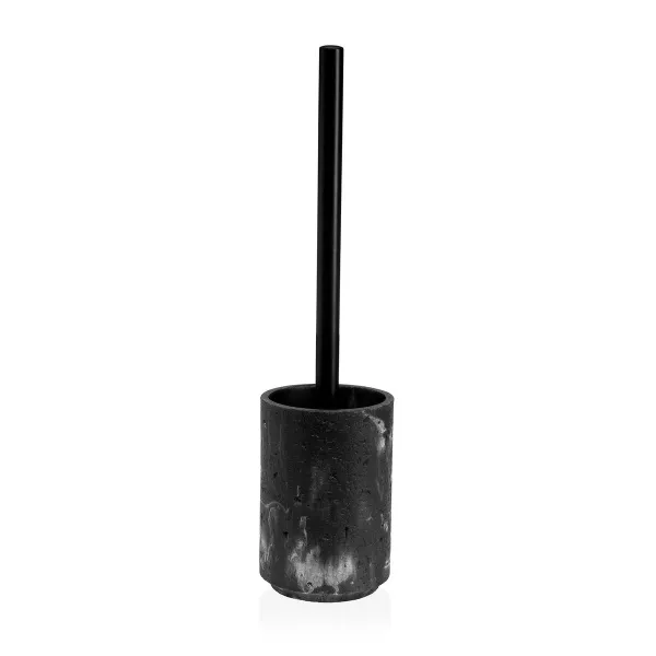 Toilet Brush Versa Black Resin Steel 9,4 x 37 x 9,4 cm