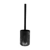 Toilet Brush Versa Black Resin Steel 9,4 x 37 x 9,4 cm
