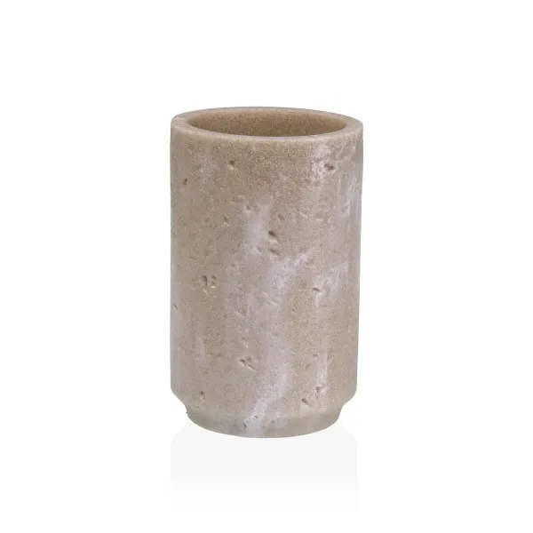 Держатель для зубной щетки Versa Белый Смола 6,9 x 10,2 x 6,9 cm