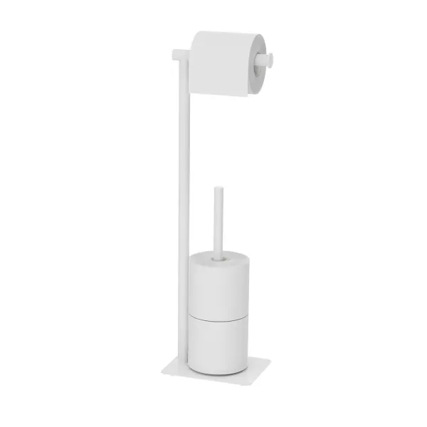 Toilet Roll Holder Versa White 13 X 53 X 16,5 CM
