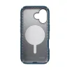 Speck Presidio2 Grip MagSafe - iPhone 17 Case (Deep Sea/Silver Metallic)
