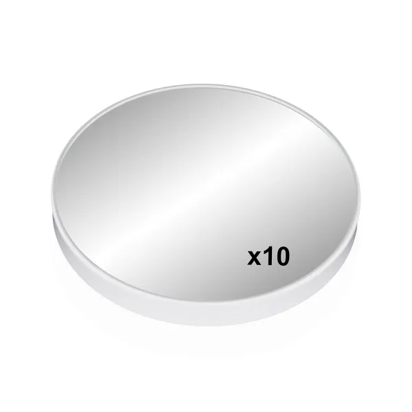 Magnifying Mirror Versa White Crystal Iron Mirror 2,5 x 17 x 17 cm