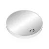 Magnifying Mirror Versa White Crystal Iron Mirror 2,5 x 17 x 17 cm