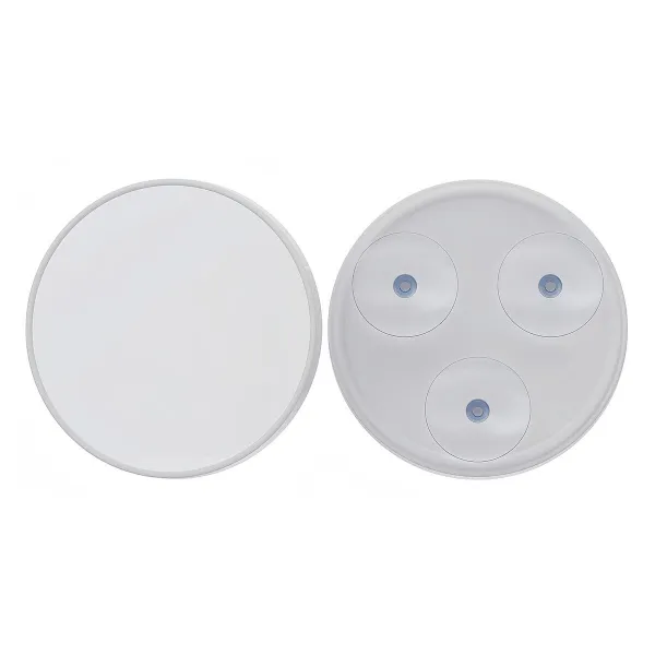Magnifying Mirror Versa White Crystal Iron Mirror 2,5 x 17 x 17 cm