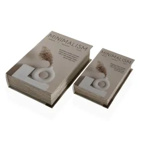 Dekoratīvs skapītis Versa Minimalism Canvas Koks MDF Grāmata