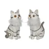 Декоративная фигура Versa Белый Котов 7,5 X 17 X 10,5 CM Декоративная фигура