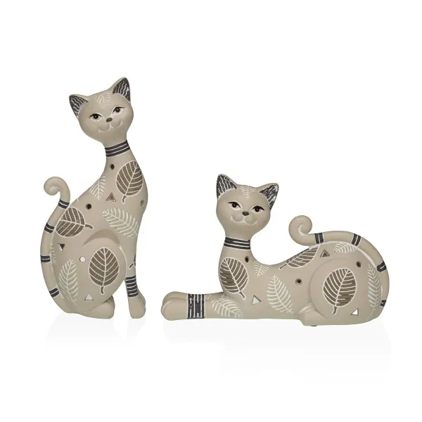 Декоративная фигура Versa Бежевый кот 5,5 X 14,5 X 20 CM