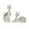 Dekoratyvinė figūrėlė Versa Balta Katė 5,5 X 24 X 10,5 CM