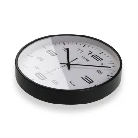 Wall Clock Versa Black Plastic 30 x 30 x 4 cm
