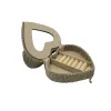 Шкатулка Versa Серый полиэстер Металл Зеркало Деревянный MDF 16 X 13,5 X 16 CM Диван