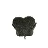 Lādīte Versa Pelēks Poliesters Metāls spogulis Koks MDF 12 x 19 x 18 cm atzveltnes krēsls