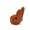 Lādīte Versa Sarkans Poliesters Metāls spogulis Koks MDF 12 x 19 x 18 cm atzveltnes krēsls