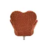 Jewelry box Versa Red Polyester Metal Mirror MDF Wood 12 x 19 x 18 cm Armchair