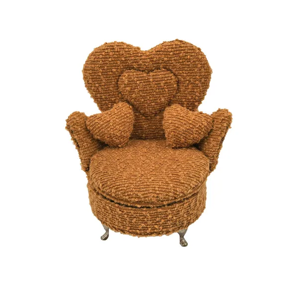 Korurasia Versa Sinappi Polyesteri Metalli Peili Puu MDF 12 x 19 x 18 cm Nojatuoli