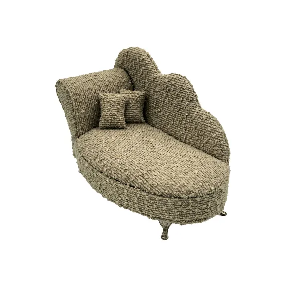 Шкатулка Versa Серый полиэстер Металл Зеркало Деревянный MDF 12,5 X 17 X 26,5 CM Диван