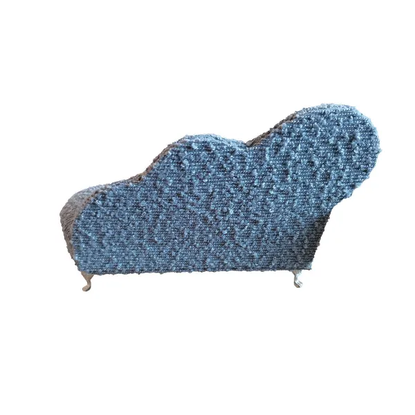 Dėžutė Versa Pilka Poliesteris Metalinis Veidrodis Medžio MDF 12,5 X 17 X 26,5 CM Sofa