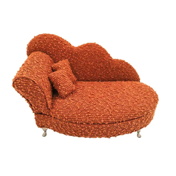 Шкатулка Versa Красный полиэстер Металл Зеркало Деревянный MDF 12,5 X 17 X 26,5 CM Диван