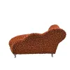 Шкатулка Versa Красный полиэстер Металл Зеркало Деревянный MDF 12,5 X 17 X 26,5 CM Диван